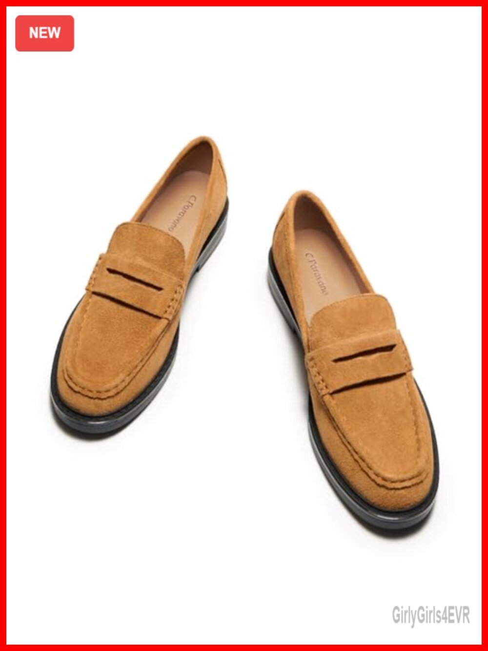 Genuine Leather Penny Loafers Women Mocc Cushioned